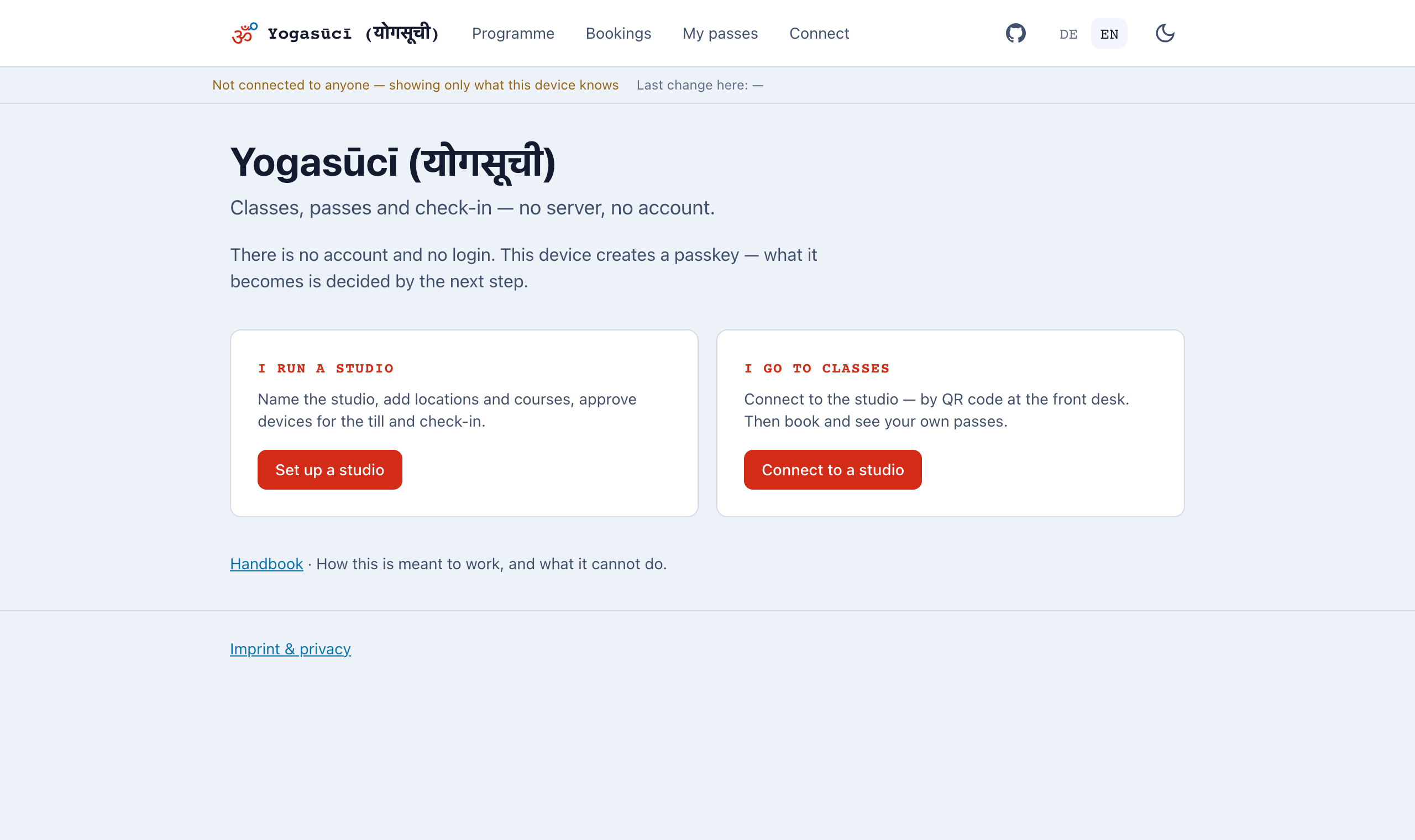 Yogasūcī (योगसूची) screenshot